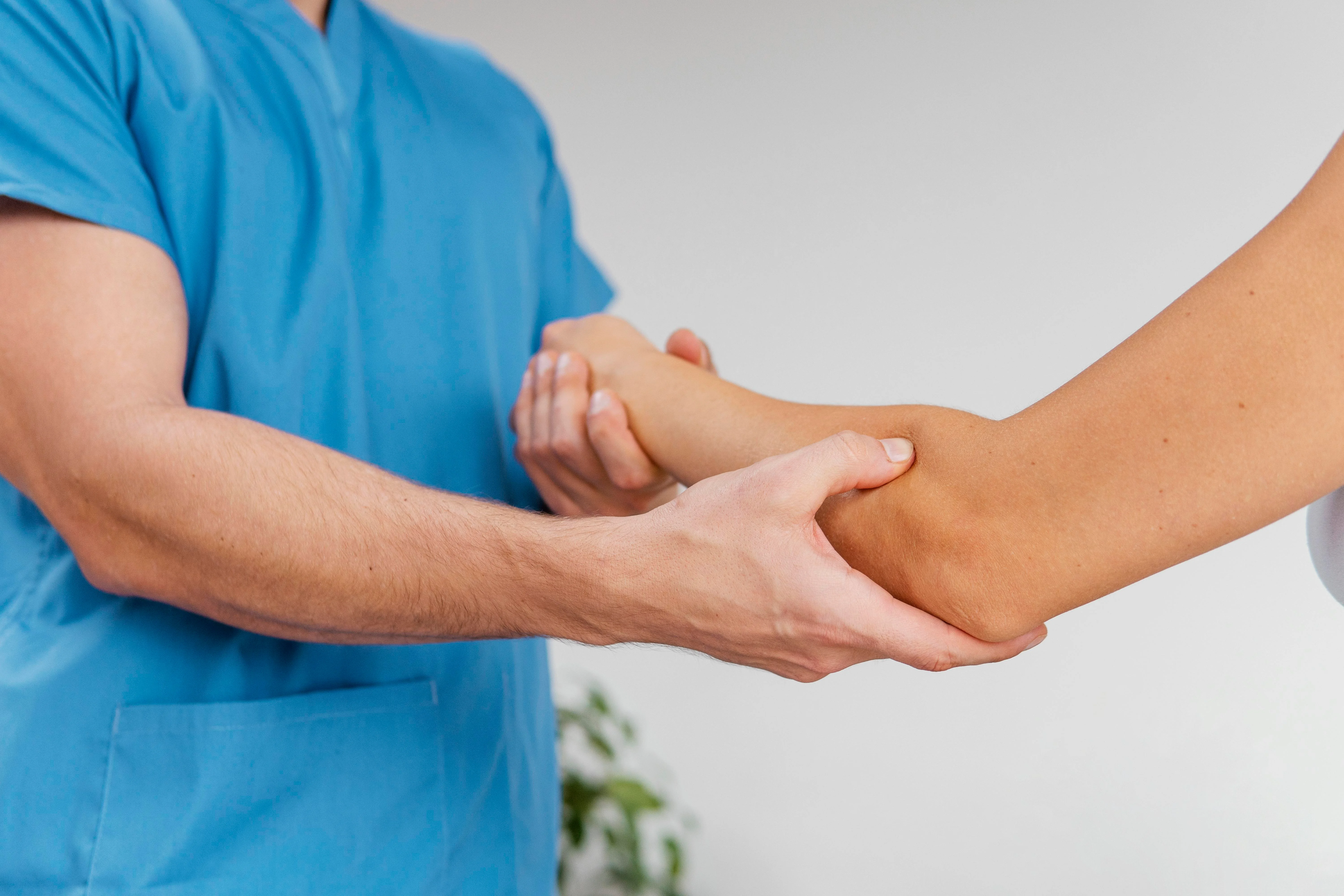 Manual mobilization and joint manipulation session